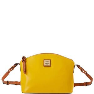 Dooney & Bourke Wexford Leather Penny Crossbody Shoulder Bag - Sunset